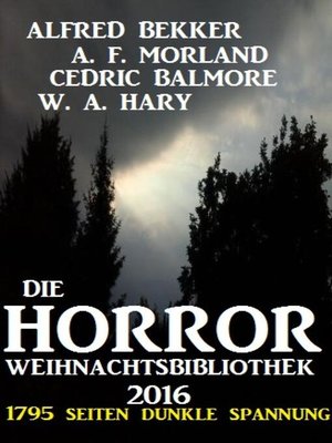cover image of Die Horror Weihnachtsbibliothek 2016